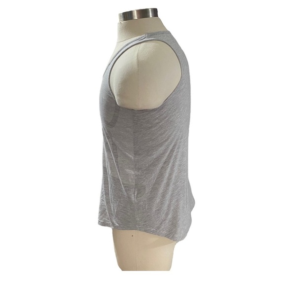 Evisu Men Heather Grey Evisu Osaka Print Racerback Tank T-Shirt Sz S Patch Japan - Picture 3 of 15